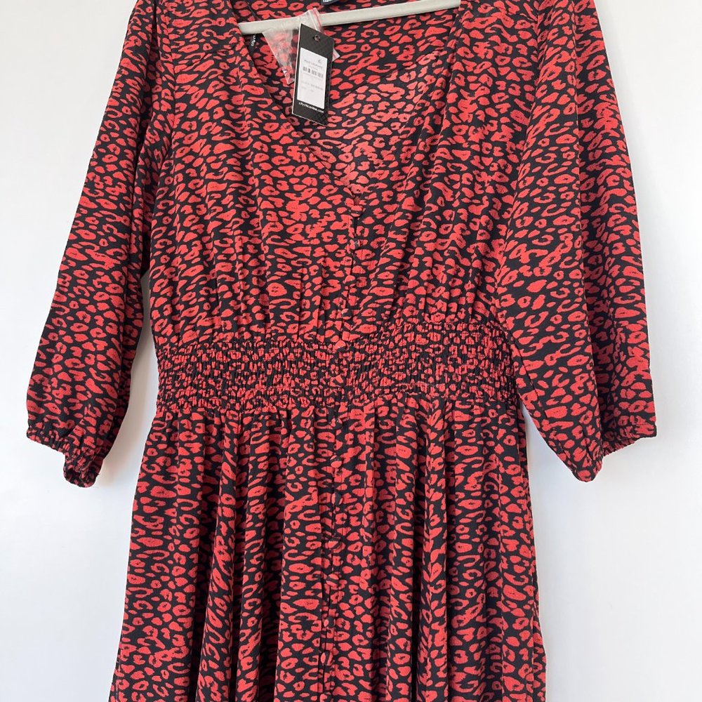 NWT City Chic Leopard Print Maxi Dress - Picture 6 of 8